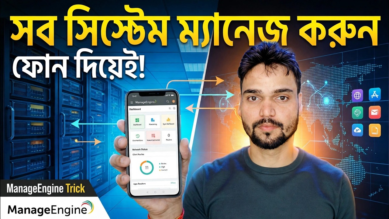 আপনার ফোন থেকে 500+ পিসি নিয়ন্ত্রণ করুন 😳 ম্যানেজ ইঞ্জিন ট্রিক!
