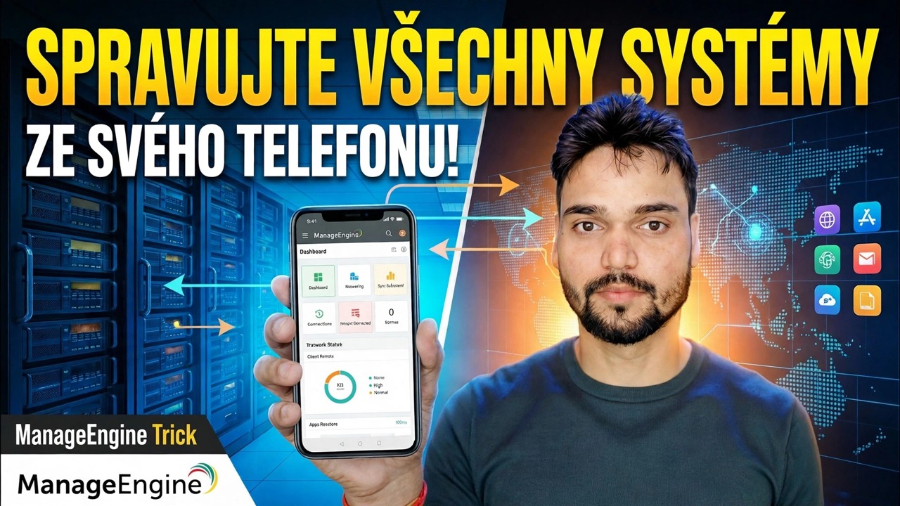 Ovládejte více než 500 počítačů ze svého telefonu 😳 Trik ManageEngine!