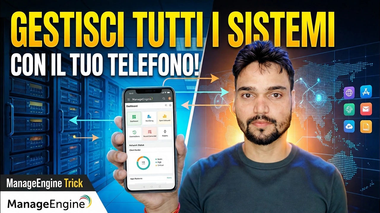 Controlla oltre 500 PC dal tuo telefono 😳 Trucco ManageEngine!