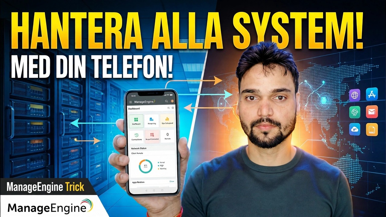 Styr 500+ datorer från din telefon 😳 ManageEngine Trick!