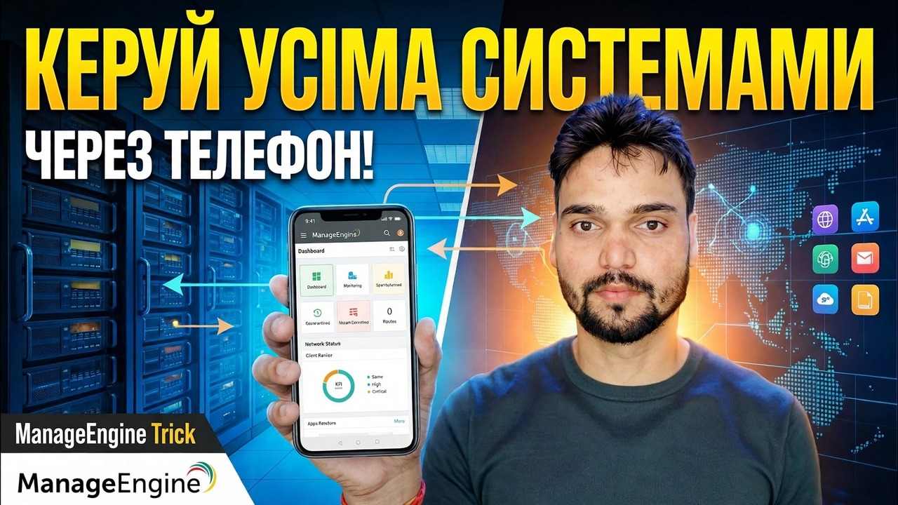 Керуйте 500+ ПК зі свого телефону 😳 ManageEngine Trick!