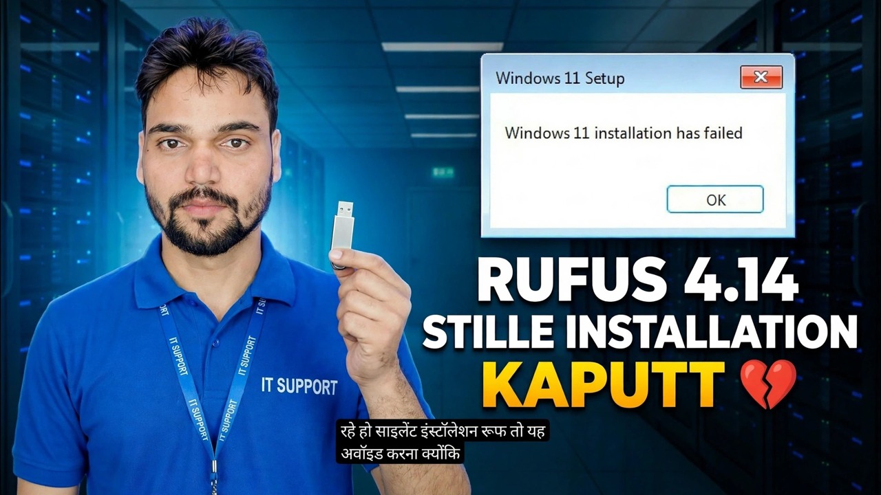 Rufus 4.14 Beta-Fehler 😳 Silent-Install-Funktion defekt?