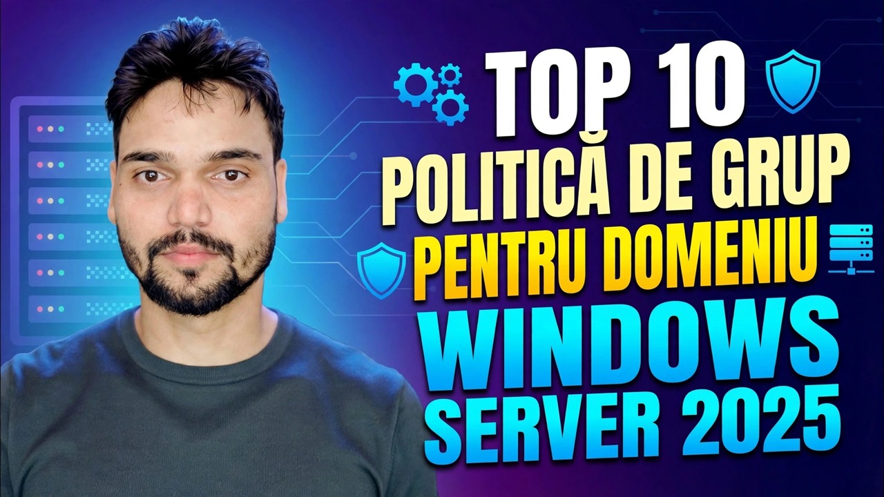 Top 10 GPO în Windows Server