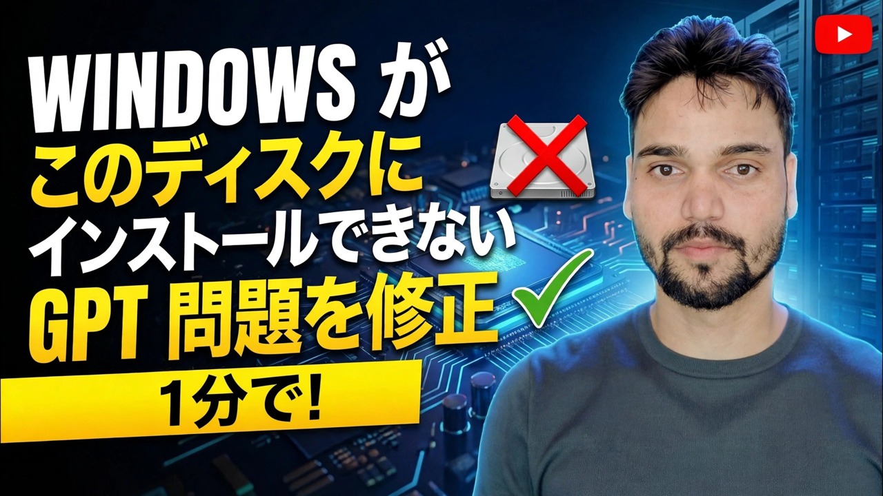 このディスクに Windows をインストールできない問題を修正 🔥 1 分で GPT を MBR に変換