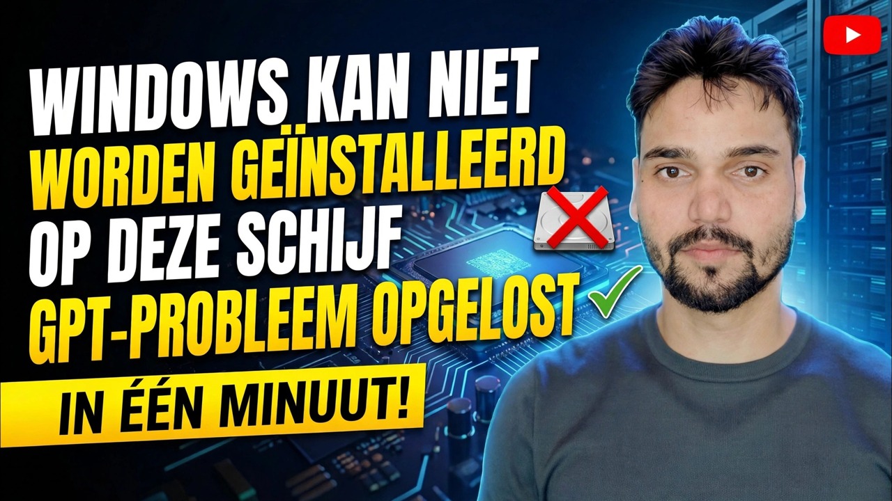 Windows kan niet op deze schijf worden geïnstalleerd Fix 🔥 GPT naar MBR in 1 minuut