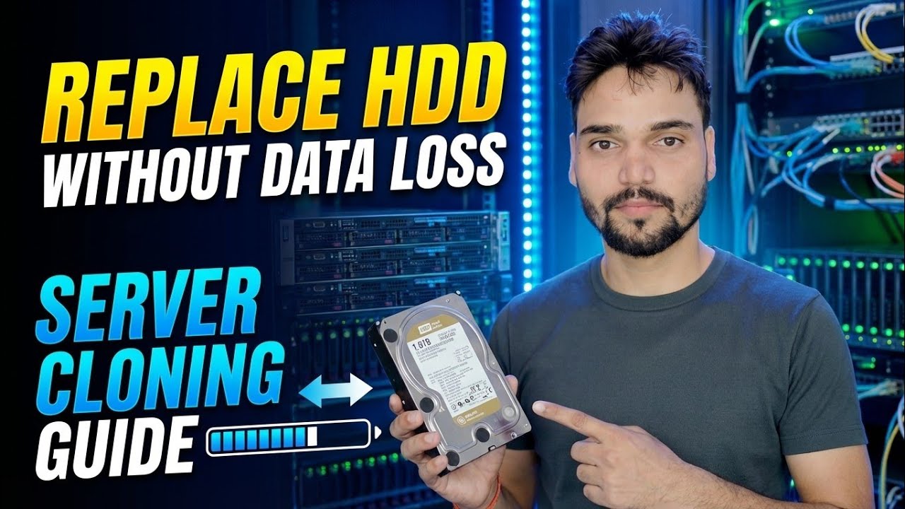 സെർവർ HDD പരാജയപ്പെടുകയാണോ? 😳 വീണ്ടും ഇൻസ്റ്റാൾ ചെയ്യാതെ ക്ലോൺ!