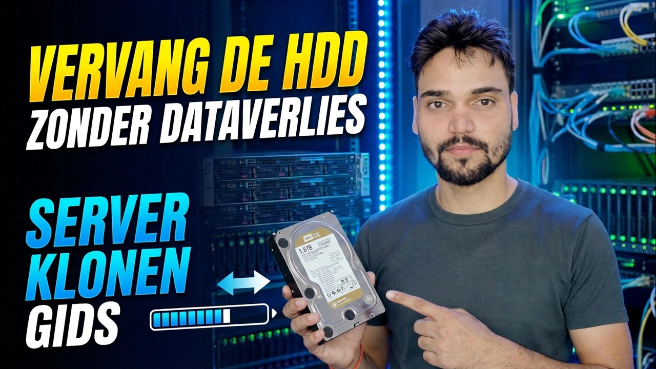 Server-HDD defect? 😳 Kloon zonder opnieuw te installeren!
