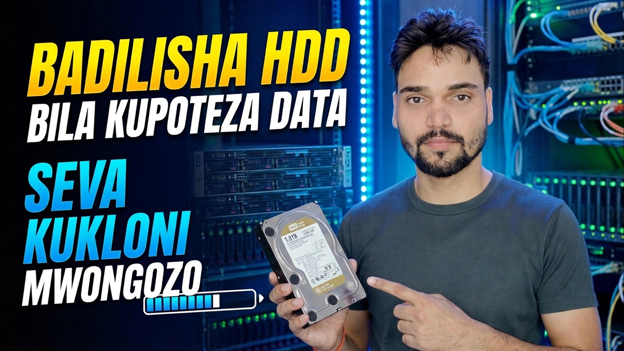 HDD ya Seva Inashindwa? 😳 Funga Bila Kusakinisha tena!